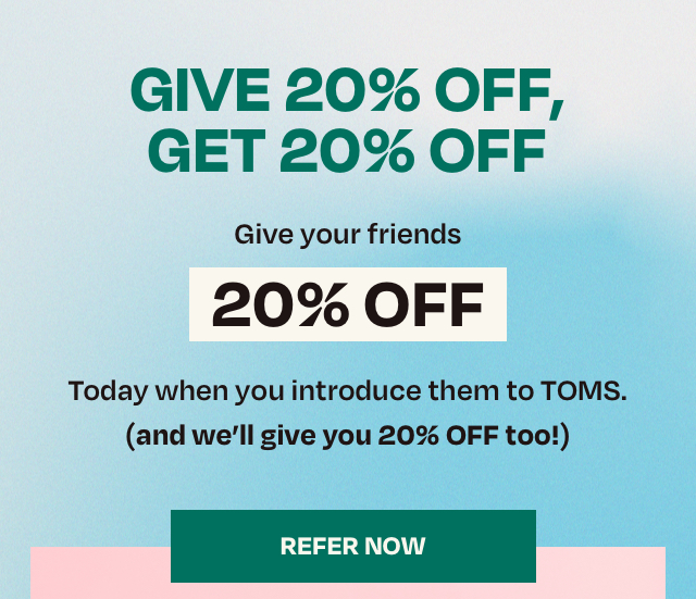 Coupon code sale for toms